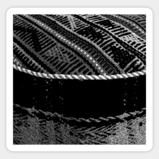 black & white abstract rug pattern, abstract art, antique rug pattern, minimal art, modern art, carpet pattern, For custom orders please DM me. Sticker